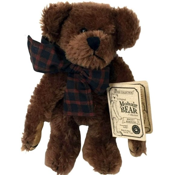 Boyds Mohair Bear Reagan V Bearington Limited Edition 9 Inch 590070-05 with Box - Picture 9 of 10